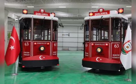 Şanlıurfa'da Divanyolu Trafiğe Kapanıyor: Nostaljik Tramvay ve Yeni Trafik Düzeni Başlıyor