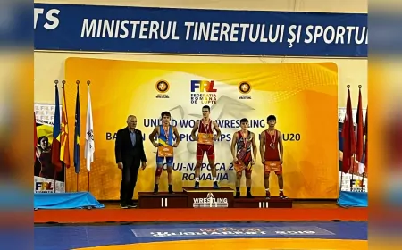 Belediyesporlu Güreşçilerden U15 Balkan Şampiyonası’nda 2 Madalya