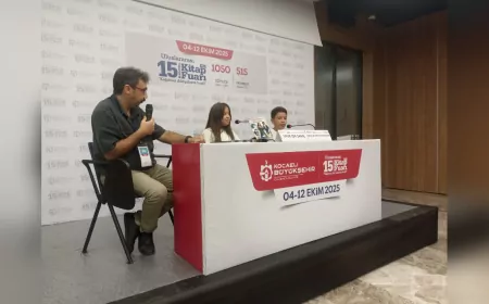 9 Yaşındaki Yazar İkizler Kocaeli Kitap Fuarı’na Renk Kattı