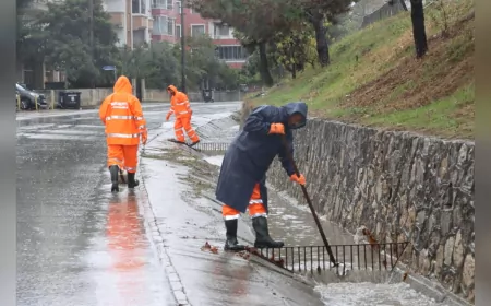 Yalova Belediyesi’nden Sağanak Alarmı