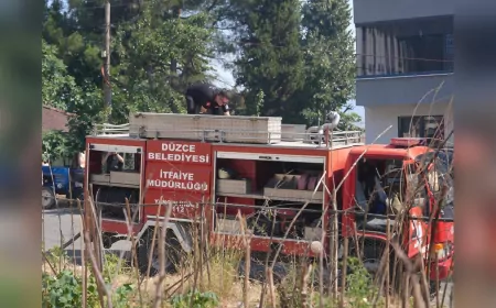 Düzce İtfaiyesi 2025’in İlk 9 Ayında 1.425 İhbara Müdahale Etti