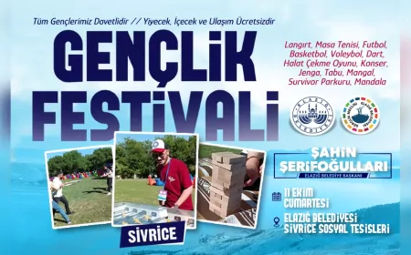 Elazığ Belediyesi Gençlik Meclisi’nden Doğa ve Eğlence Dolu Gençlik Festivali