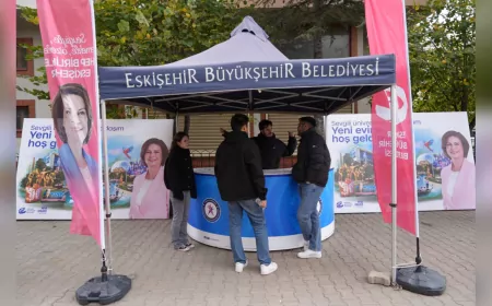 Eskişehir Büyükşehir Belediyesi’nden Üniversiteli Gençlere Sıcak Karşılama