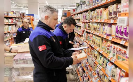 Giresun’da Zabıta Ekiplerinden Marketlere Sıkı Denetim