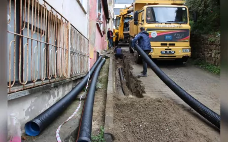 Giresun Belediyesi’nden Şehir Genelinde Altyapı ve Üstyapı Atağı