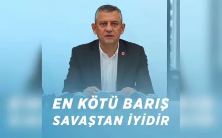 Özgür Özel: “Ateşkes Varsa Çocuk Ölümü Yoktur, Ancak Gazze Filistin’indir”