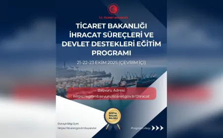 Ticaret Bakanlığı’ndan İhracatçılara Yönelik Çevrimiçi Eğitim Programı