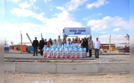 Eskişehir Kent Konseyi’nden Doğal Yaşam Alanı’na 1 Ton Mama Bağışı