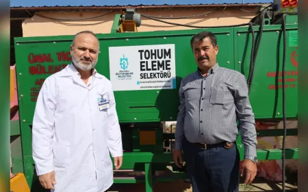 Kocaeli Büyükşehir’den Çiftçilere Mobil Selektör Desteği