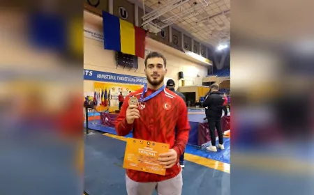Belediyesporlu Güreşçilerden Balkan Şampiyonası’nda Madalya Yağmuru