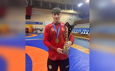 Balkan Şampiyonası’nda Altın Madalya Sakarya’nın