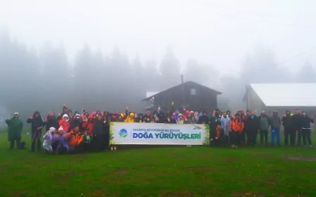 Doğaseverler Hendek Dikmen Parkuru’nda 16 Kilometrelik Eşsiz Bir Yürüyüş Gerçekleştirdi