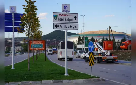 Kocaeli Stadı’na Yeni İsim: Yönlendirme Tabelaları Yenilendi