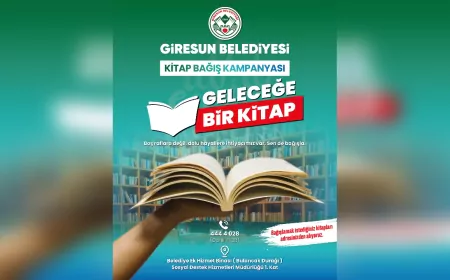 Giresun Belediyesi’nden Anlamlı Kampanya: “Kitabını Paylaş, Geleceğe Işık Ol”