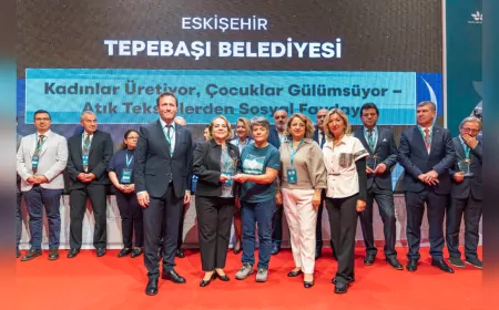 Tepebaşı Belediyesi’ne “Sağlıklı Şehirler” Yarışmasında Birincilik Ödülü