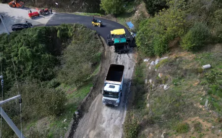 Kocaali’nin Zirveleri Asfaltla Buluştu: Kuzey Kırsalı Yollarda Yeni Dönem