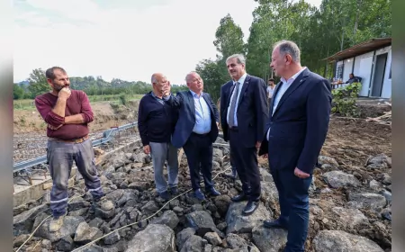 Başkan Alemdar, Akyazı’da Yatırımları Yerinde İnceledi