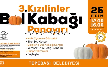 Kızılinler Bal Kabağı Panayırı 25 Ekim’de Renkli Etkinliklerle Geliyor