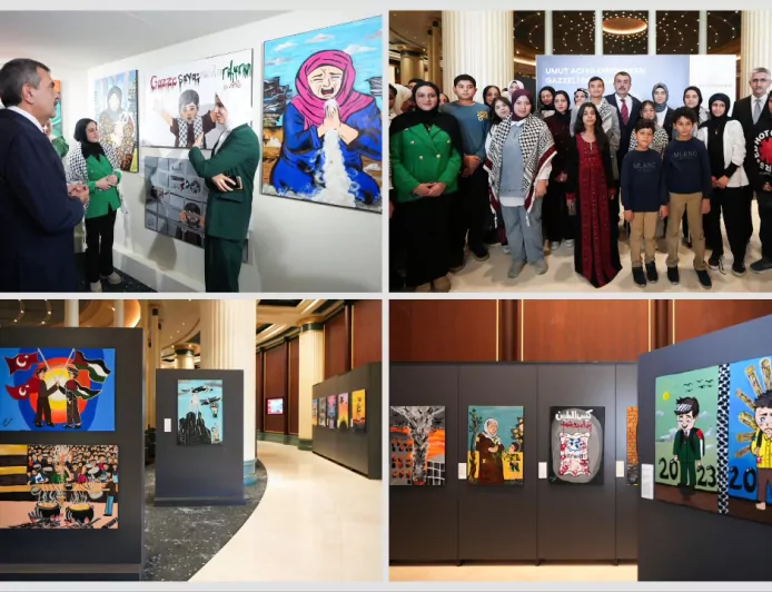 Filistinli Öğrencilerden Anlamlı Sergi: “Umut Acıya Direnirken”