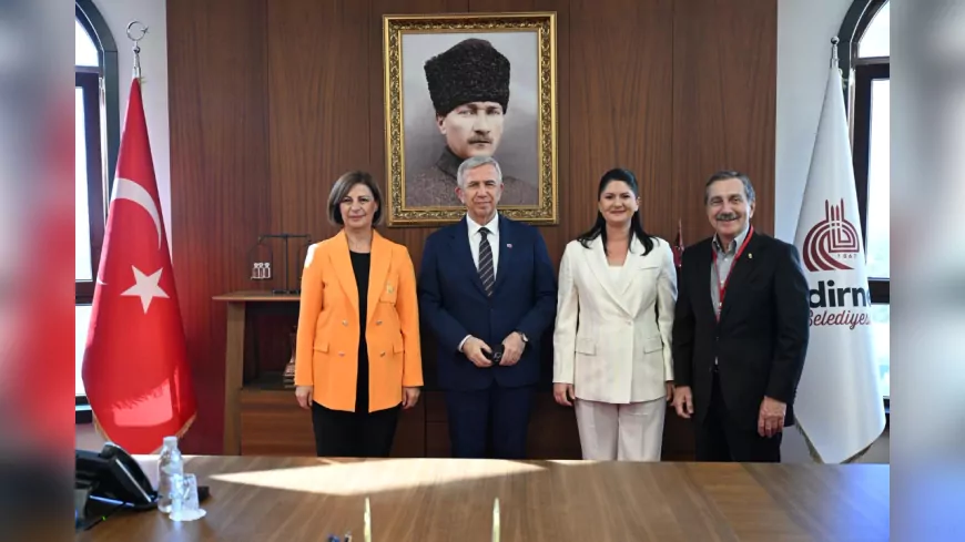Başkan Ayşe Ünlüce, Tarihi Kentler Birliği Toplantısı İçin Edirne’de