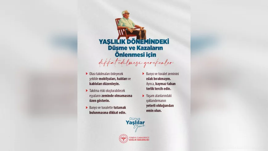 Yaşlılıkta Düşme ve Kazaların Önlenmesi İçin Alınması Gereken Önlemler