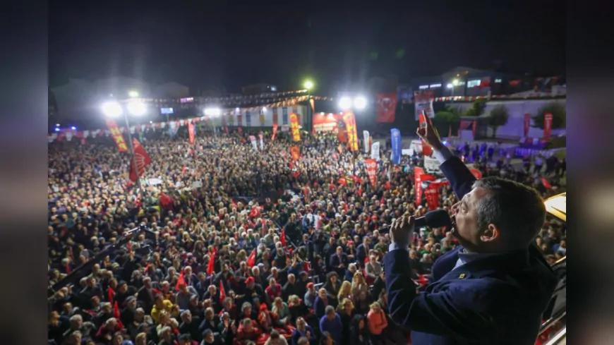Özgür Özel, Küçükçekmece’de Konuştu: “Millet İradesine Sahip Çıkıyoruz”