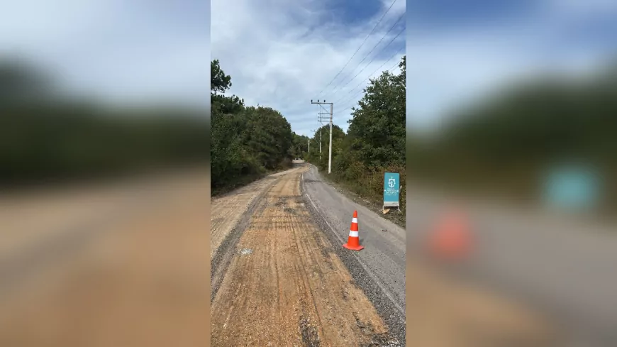 Gebze Kargalı-Yağcılar Yolunda Üstyapı Yenileme Çalışması