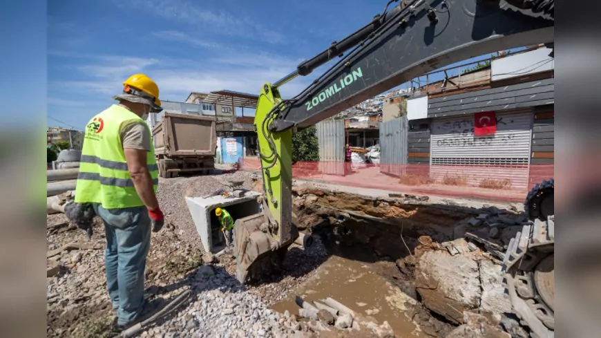 Bayraklı Tepekule’de Altyapı Tamamlandı: 70 Milyonluk Yatırımla Taşkın Riski Ortadan Kalktı