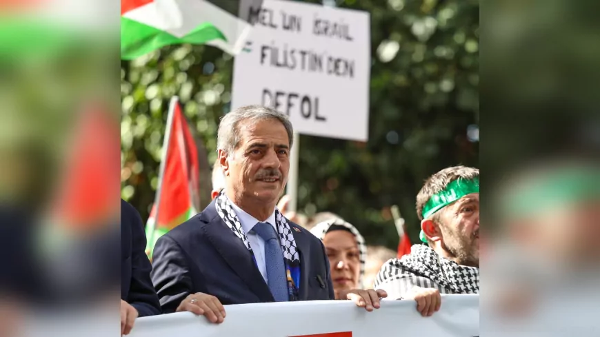 Sakarya’da Binlerce Kişi ‘Özgür Filistin’ İçin Yürüdü