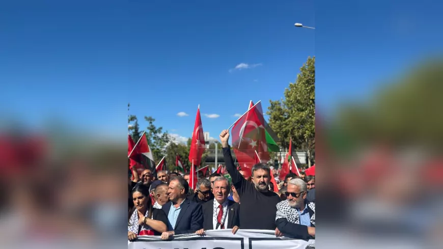 Gelecek Partisi’nden Gazze İçin Dayanışma Yürüyüşü: “Nehirden Denize, Özgür Filistin!”