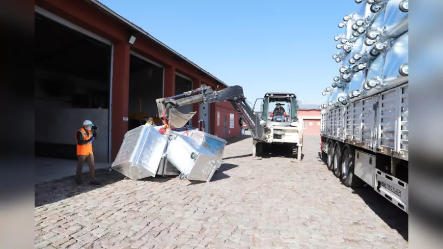 TBB’den Ardahan Belediyesi’ne 100 Adet Çöp Konteyneri Desteği