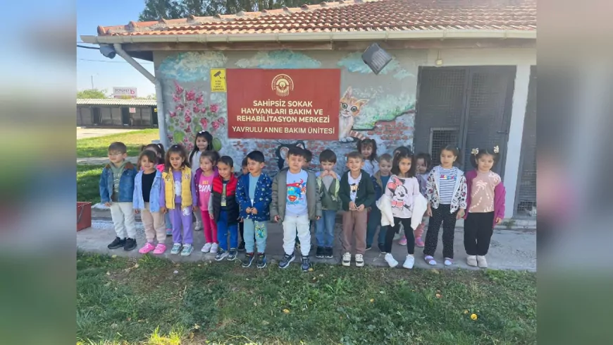 Miniklerden Can Dostlarına Anlamlı Ziyaret