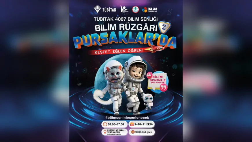 Bilim Şenliği Pursaklar’da Kapılarını Açıyor