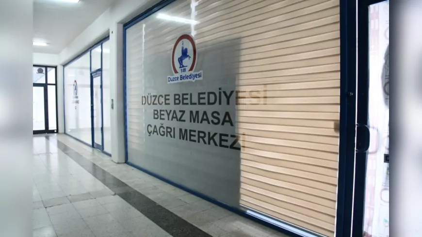 Düzce Belediyesi Beyaz Masa 9 Ayda 80 Bini Aşkın Çağrıya Yanıt Verdi