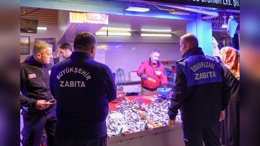 Eskişehir’de Balık Satış Yerlerine Ortak Denetim