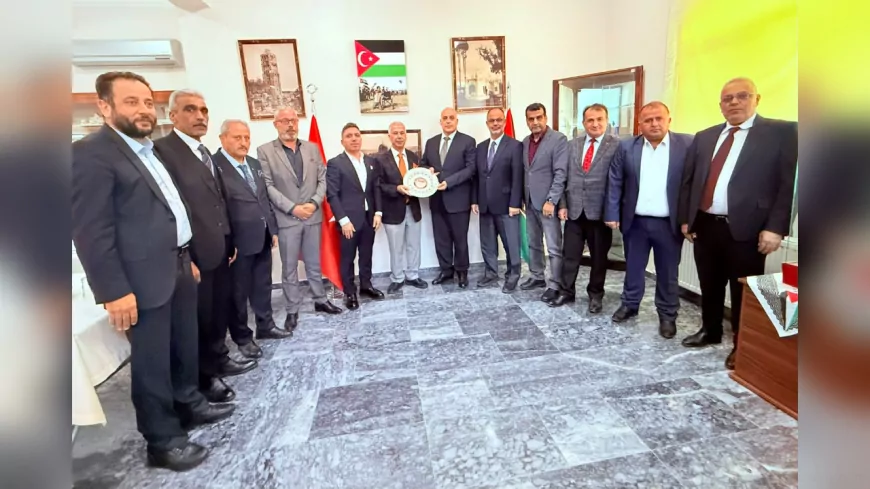 Eskişehir Dost Dernekler Federasyonu’ndan Filistin Büyükelçisi ve BBP Liderine Ziyaret