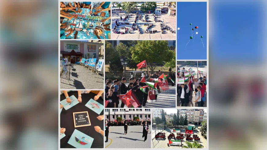 Tüm Yurtta Düzenlenen “Filistin Farkındalık Etkinlikleri” ile Okullardan Ortak Vicdanın Sesi Yükseldi