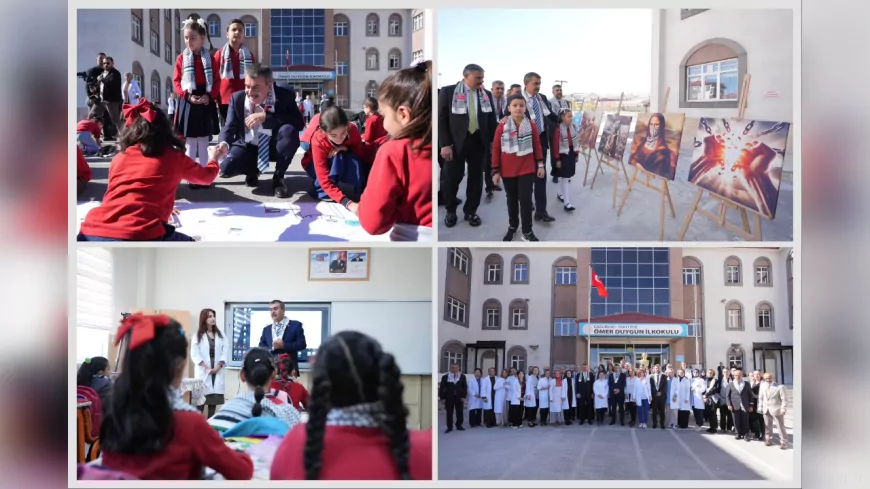 Bakan Yusuf Tekin, “Filistin Farkındalık Etkinlikleri”ne Erzurum’da Katılarak Destek Verdi