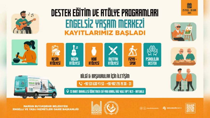 Mardin Engelsiz Yaşam Merkezi’nde Yeni Dönem Kayıtları Başladı