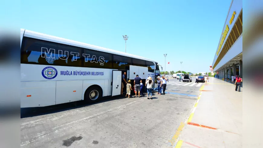 Muğla Büyükşehir’den Havalimanı Ulaşımında Rekor Hizmet: 1,2 Milyon Yolcuya Güvenli Taşımacılık