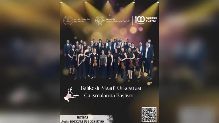 Balıkesir Maarif Orkestrası Yeni Dönem İçin Başvuruları Başlattı!