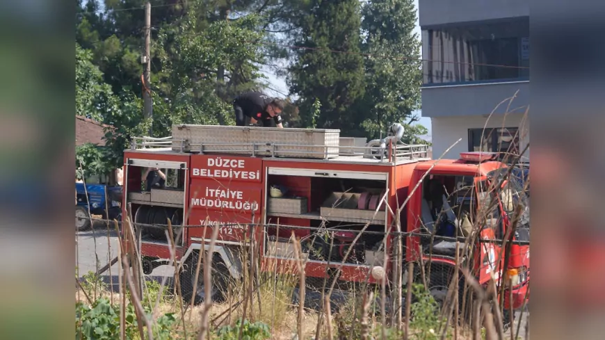 Düzce İtfaiyesi 2025’in İlk 9 Ayında 1.425 İhbara Müdahale Etti