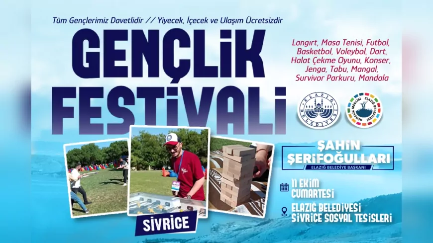 Elazığ Belediyesi Gençlik Meclisi’nden Doğa ve Eğlence Dolu Gençlik Festivali