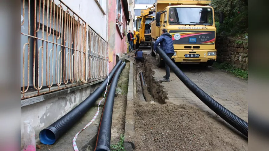 Giresun Belediyesi’nden Şehir Genelinde Altyapı ve Üstyapı Atağı