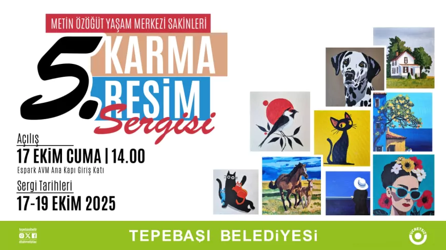 Tepebaşı’nın Deneyimli Sanatçılarından 5. Karma Resim Sergisi