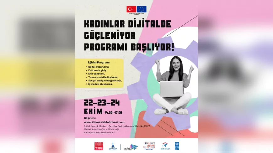 İzmir’de Genç Kadınlara Dijital Güç: “Kadınlar Dijitalde Güçleniyor” Programı Başlıyor