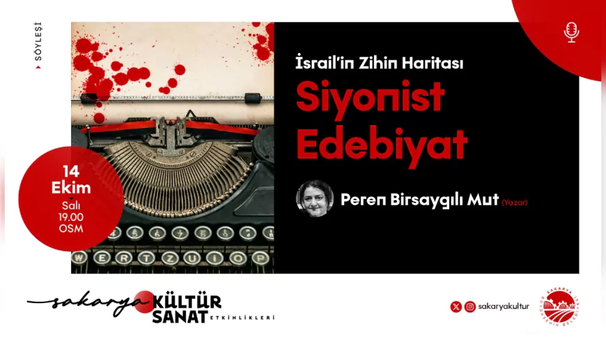 “İsrail’in Zihin Haritası: Siyonist Edebiyat” Söyleşisi OSM’de Gerçekleşecek