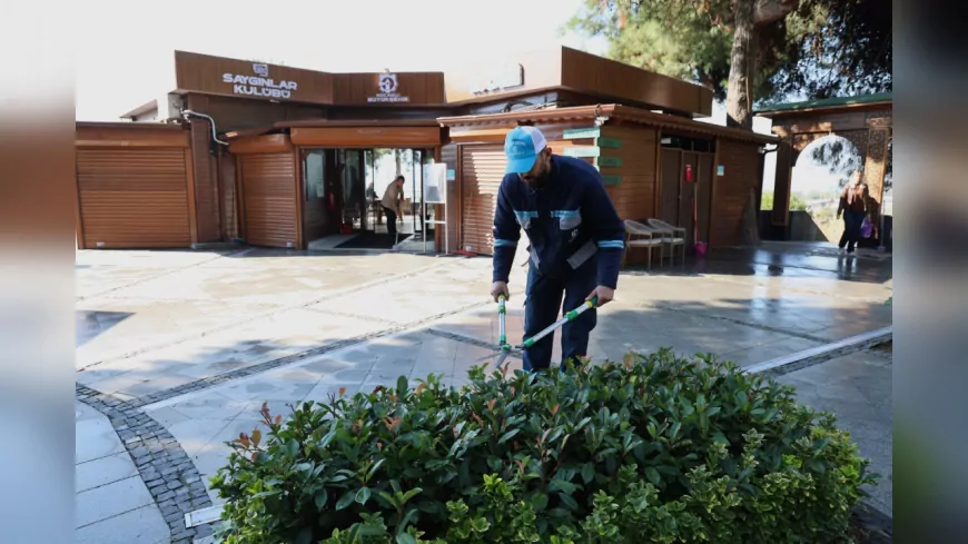Saygınlar Kulübü’nde Bahar Temizliğiyle Huzurlu Ortam