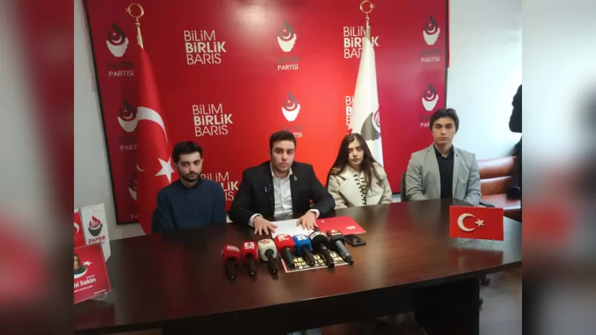 Zafer Partisi Gençlik Kolları'ndan Sert Açıklama: “Milli, Üniter, Laik Cumhuriyeti Savunmaya Devam Edeceğiz”