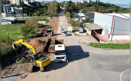 Başiskele’de Hoca Ahmet Yesevi Caddesi Duble Yola Dönüştürülüyor